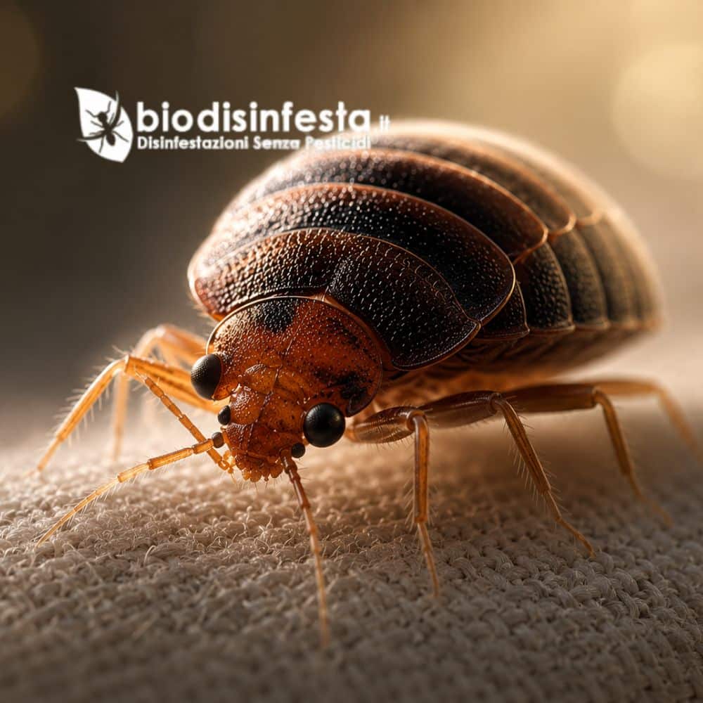 Cimice dei letti adulta che resiste mesi senza mangiare