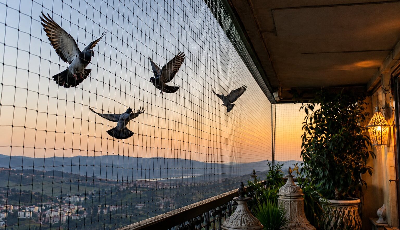 Reti anti volatili reti anti piccioni allontanamento volatili ecologico
