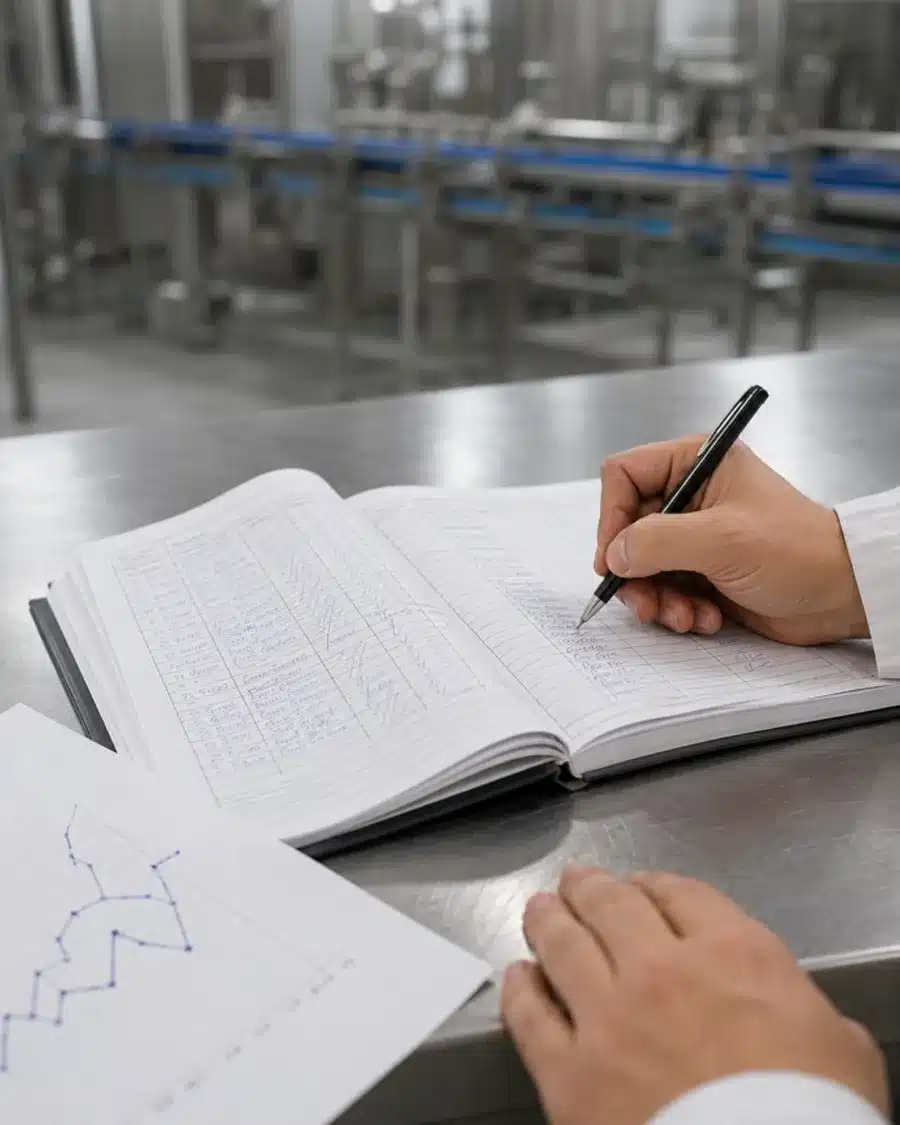 Registro dei controlli con il trend delle catture in un piano di derattizzazione HACCP