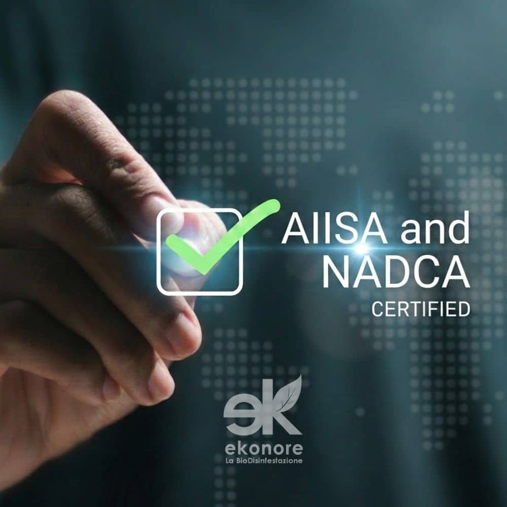 Ekonore Airbio Certificata AIISA e NADCA Ekonore-La-Bio-Disinfestazione Certificata AIISA
