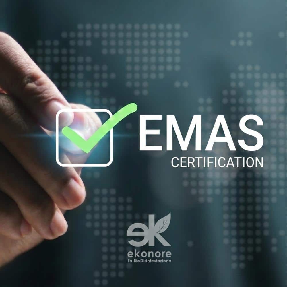 Certificazione EMAS Ekonore La Bio Disinfestazione Ekonore La BioDisinfestazione Certificazione EMAS