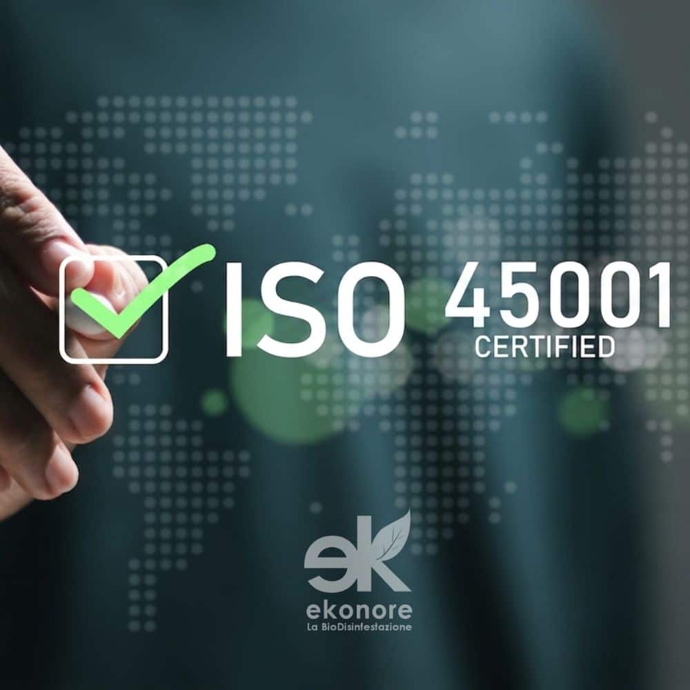Ekonore La BioDisinfestazione Certificazione ISO 45001 Ekonore La BioDisinfestazione Certificazione ISO 45001