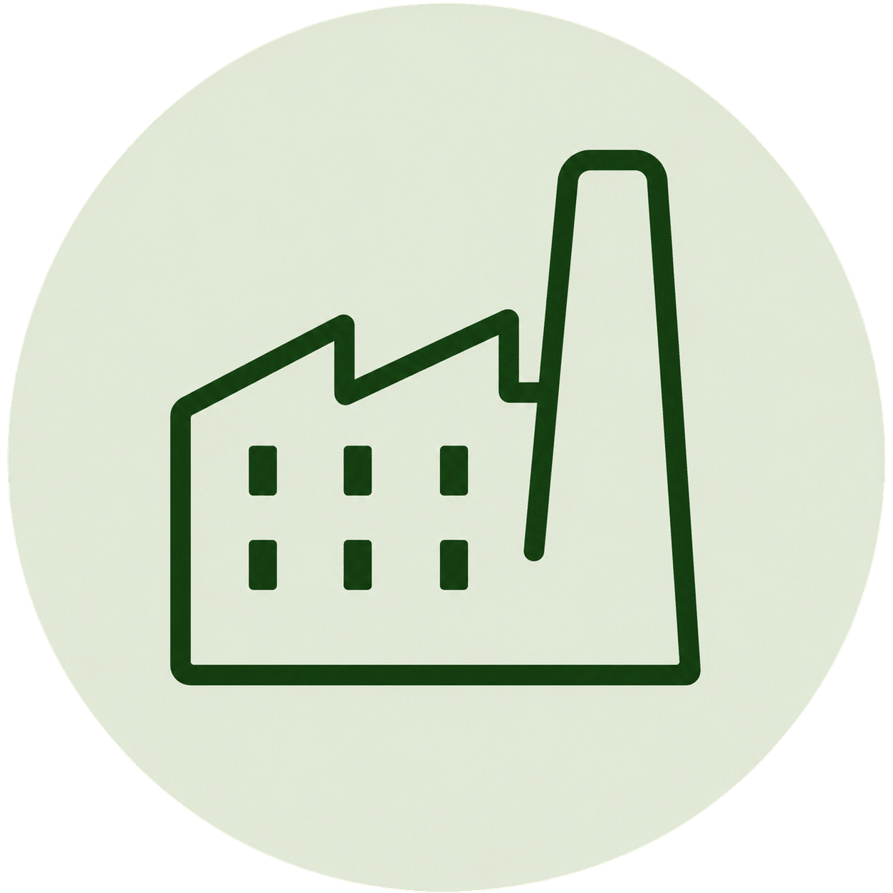 Icona aziende e industrie 